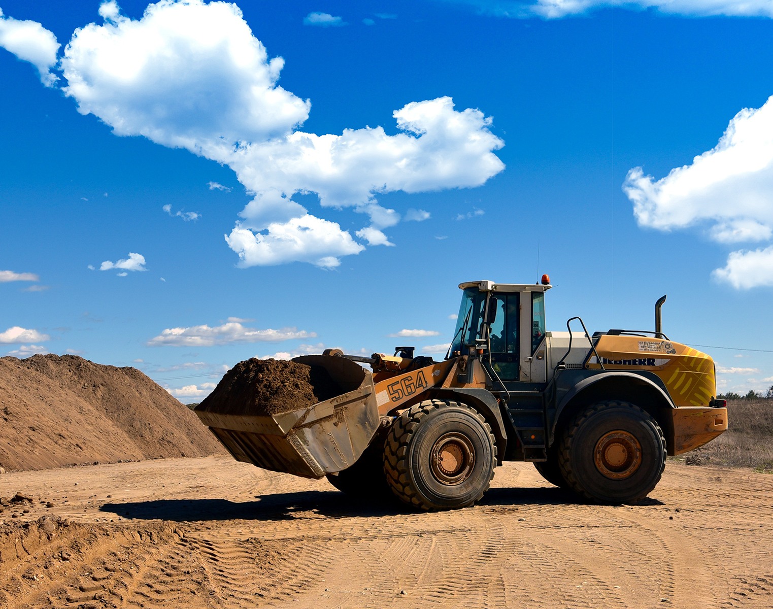 Hills sand extraction