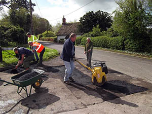 Mending Potholes in Compton Bassett